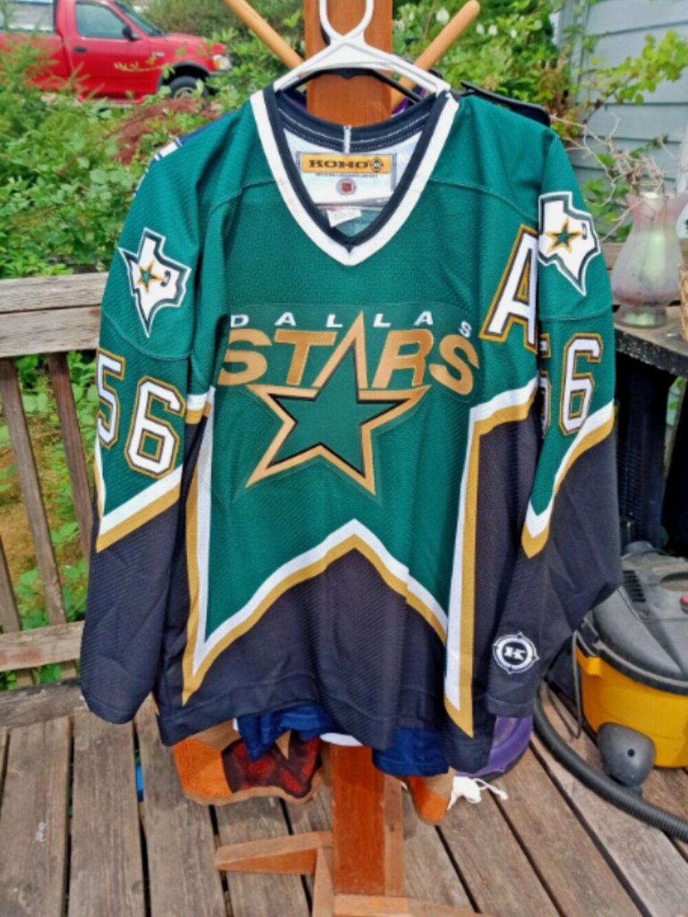Stitched Sergei Zubov Koho Dallas Stars Hall of Famer NHL hockey jersey (M)